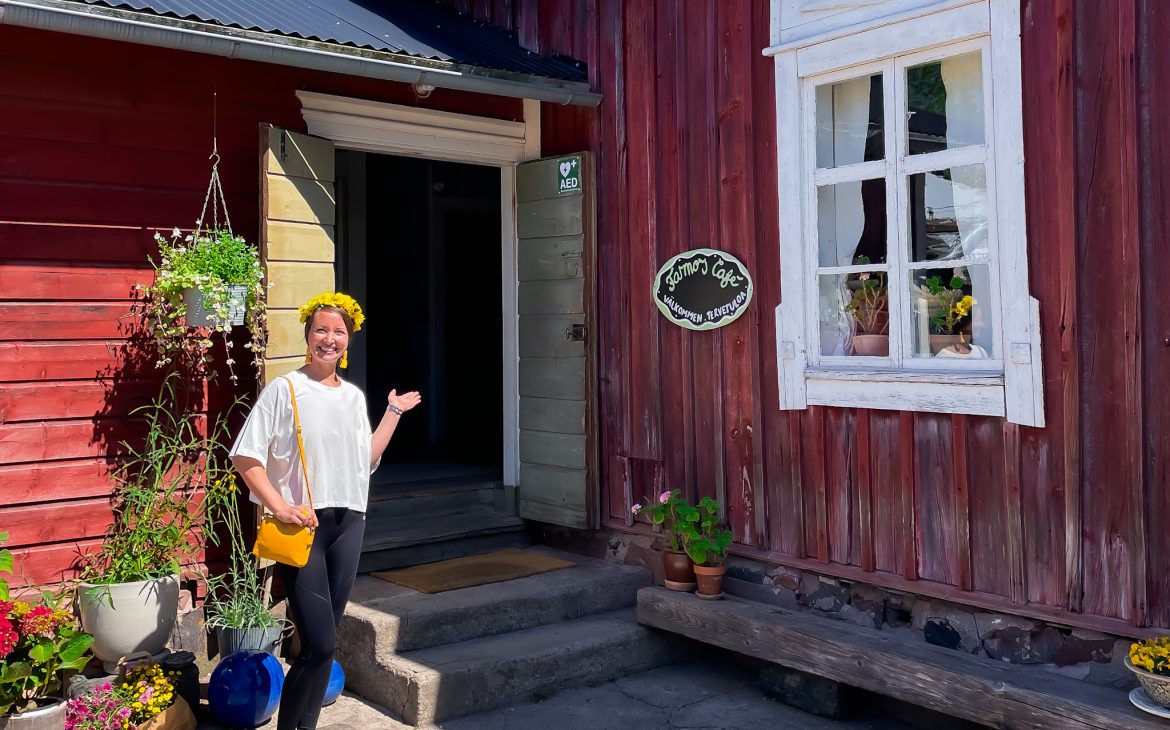 Elluyellow Kemiönsaaressa Farmors Cafessa
